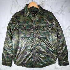Nick Danger Mens Extra Soft Shell Lightweight Camo Snap Button Jacket US Size S Nick Danger Mens Extra Soft Shell Lightweight Camo Snap Button Jacket US Size S