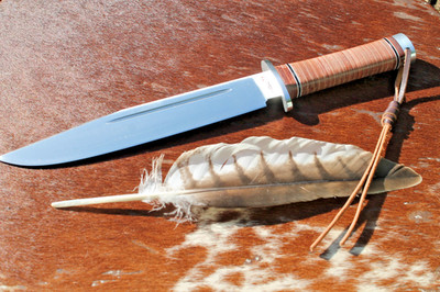 Hattori #160-1 Big Bowie Hunter I  Bushcraftmesser, no Fällkniven no Cold Steel