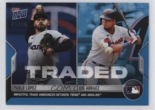 2022 Topps Now Off-Season Blue 25/49 Pablo Lopez Luis Arraez #OS-59 1m1a