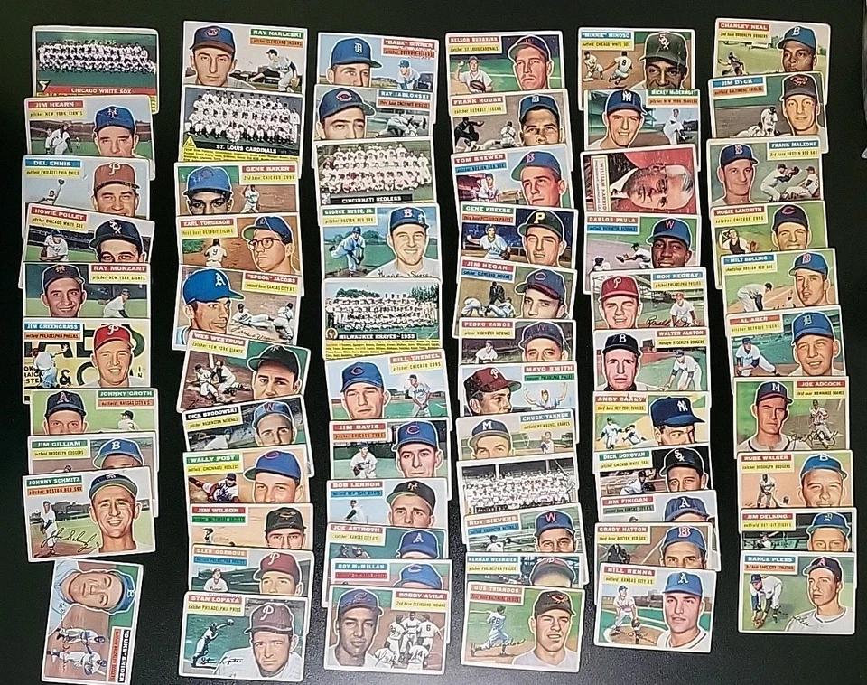 Topps Baseball Starter 1956 - 65 diferentes - con Duke Snider y Minnnie Minoso Foto 2 de 4