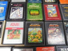 Atari 2600 Game Lot of 42 AS-IS Untested MASH Commando Raid Star Fox Donkey Kong