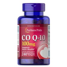Puritan's Pride Q-SORB Co Q-10 100 mg - 240 Rapid Release Softgels