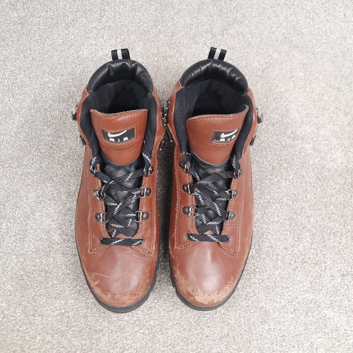 Nike‎ ACG Air Hiking Boots Brown Leather Trail Outdoor Boots Men\'s Size 10 Y2K VINTAGE Nike ACG Hiking Trail Boots Men main image 2