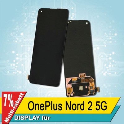 Display Für OnePlus Nord 2 5G Bildschirm OLED Schwarz