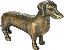 Antique Cast Aluminum Dachshund Accent Decor,...