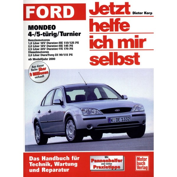 Ford Mondeo Mk 3 B4Y B5Y Bwy 00-07 Jetzt Helfe Ich Mir Selbst Werkstatthandbuch-image