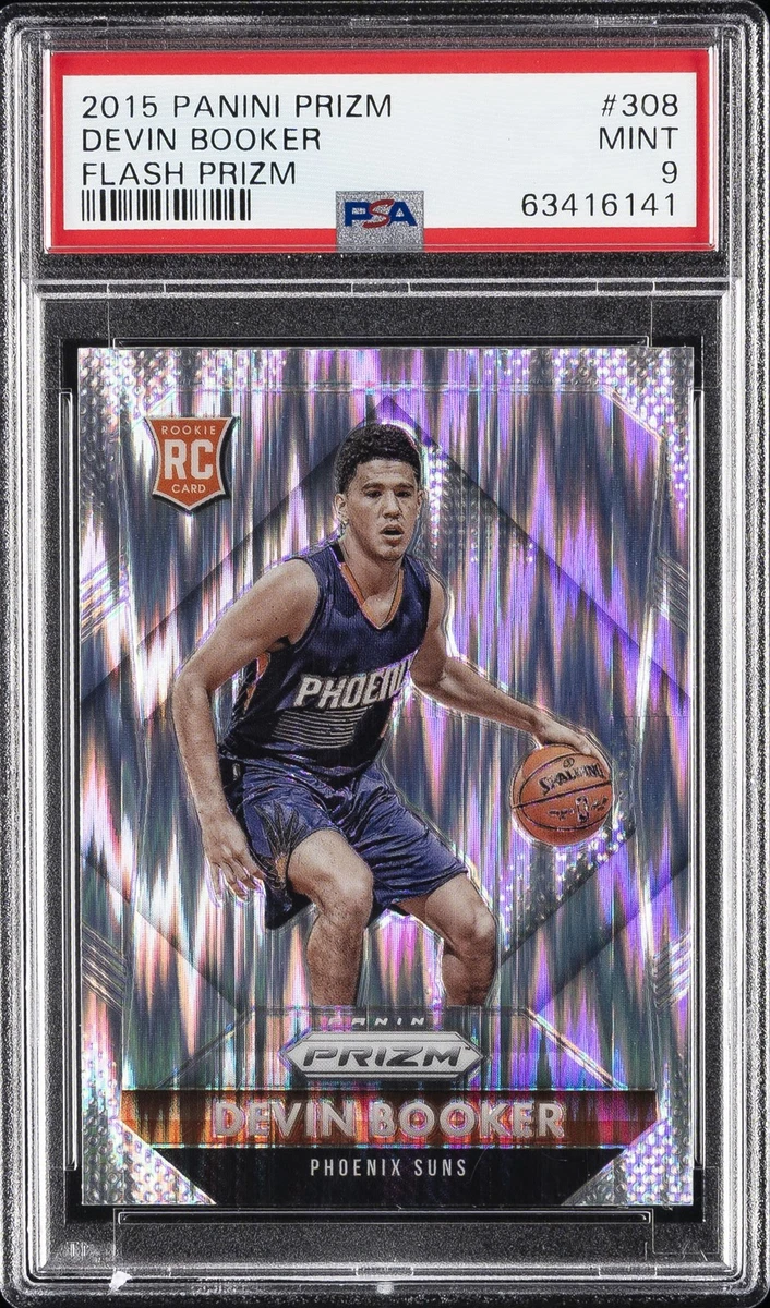 NBA 15/16 Prizm デビンブッカー ルーキーカード Devin Booker 9 Graded Basketball Sports Trading Cards