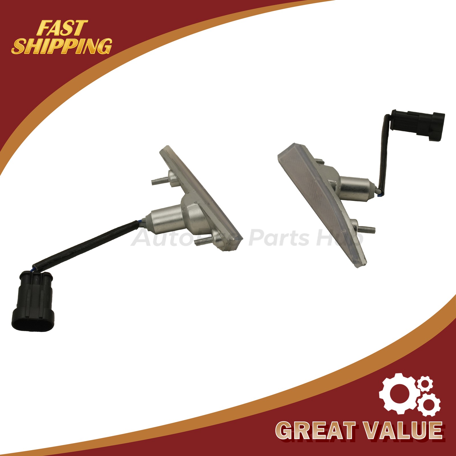 2x Bumper Side Marker Indicator Front For Lamborghini Gallardo LP560-4 LP550-2