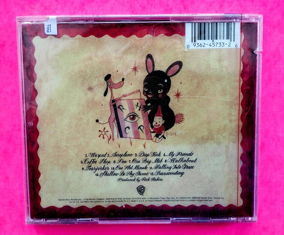 Red Hot Chili Peppers, Hype Sticker - One Hot Minute CD-  Sealed 1995 (sm)  Foto 3 de 3