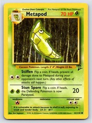 Metapod 81/130 Base Set 2 Common