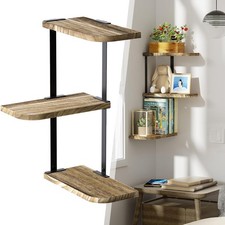 Eckregal Wandregale Hängend Schweberegal Hängeregal Bücherregal Duschablage