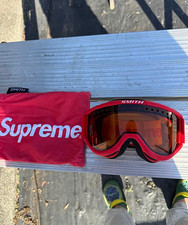 Supreme x Smith Snow Goggles Red FW15 Limited Edition Ski Snowboard New 2026