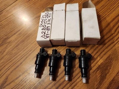 4X Bosch Fuel Injector 0280150360 Jetronic EV1 - Porsche 911, 944, 924, BMW