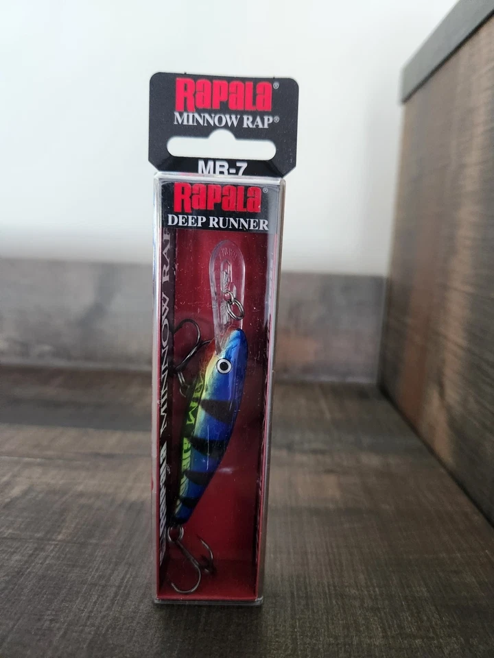 Tonos morados Rapala Minnow Rap MR07 PRSH (raros) Foto 2 de 3