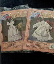 NEW 2 Bucilla Gallery of Stitches Angel Babies Cross Stitch Kits 33217/33219