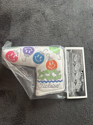 Scotty Cameron putter head cover Holiday 2011 smile face