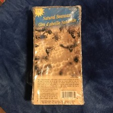 1lb Block Of Natural Beeswax By Yaley Still In Wrapper Unused