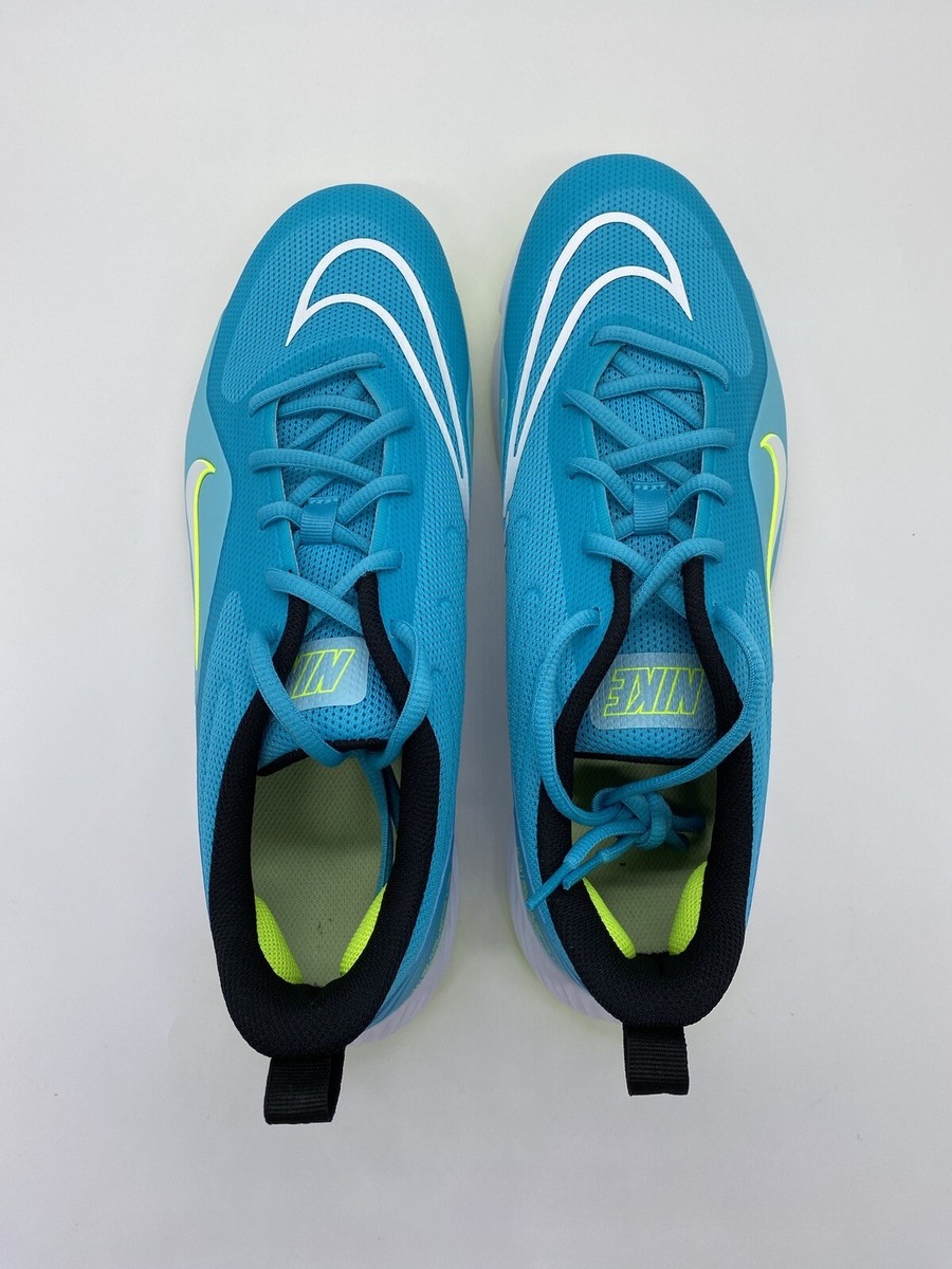 Buy Size 11.5 - Nike Alpha Huarache 8 Pro TF Turquoise Blue online