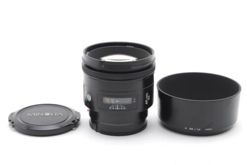 【MINT-】MINOLTA AF 85mm f/1.4 Portrait Lens For Sony A Mount From JAPAN