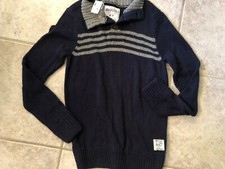 NWT Aeropostale blue pull over sweater size M