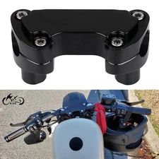1.5" Handlebar Risers & Top Clamp 1" Bar For Harley Sportster Dyna FXDB Softail