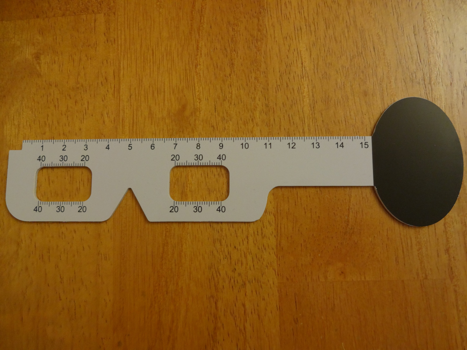 New Optical Pupil Distance ruler Ophthalmic PD Meter Eye instrument US ...