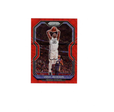 2020-21 Prizm RED WAVE REFRACTOR SP JOSH JACKSON Memphis Grizzlies STAR