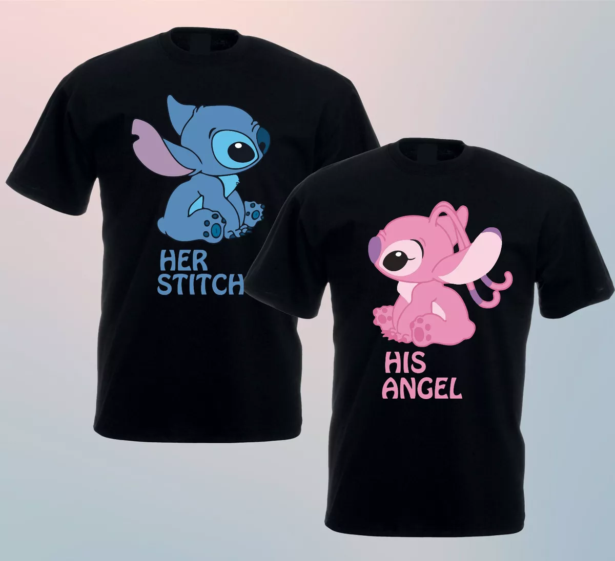 Stitch Y Lilo Stitch Angel Love | Camiseta para niños