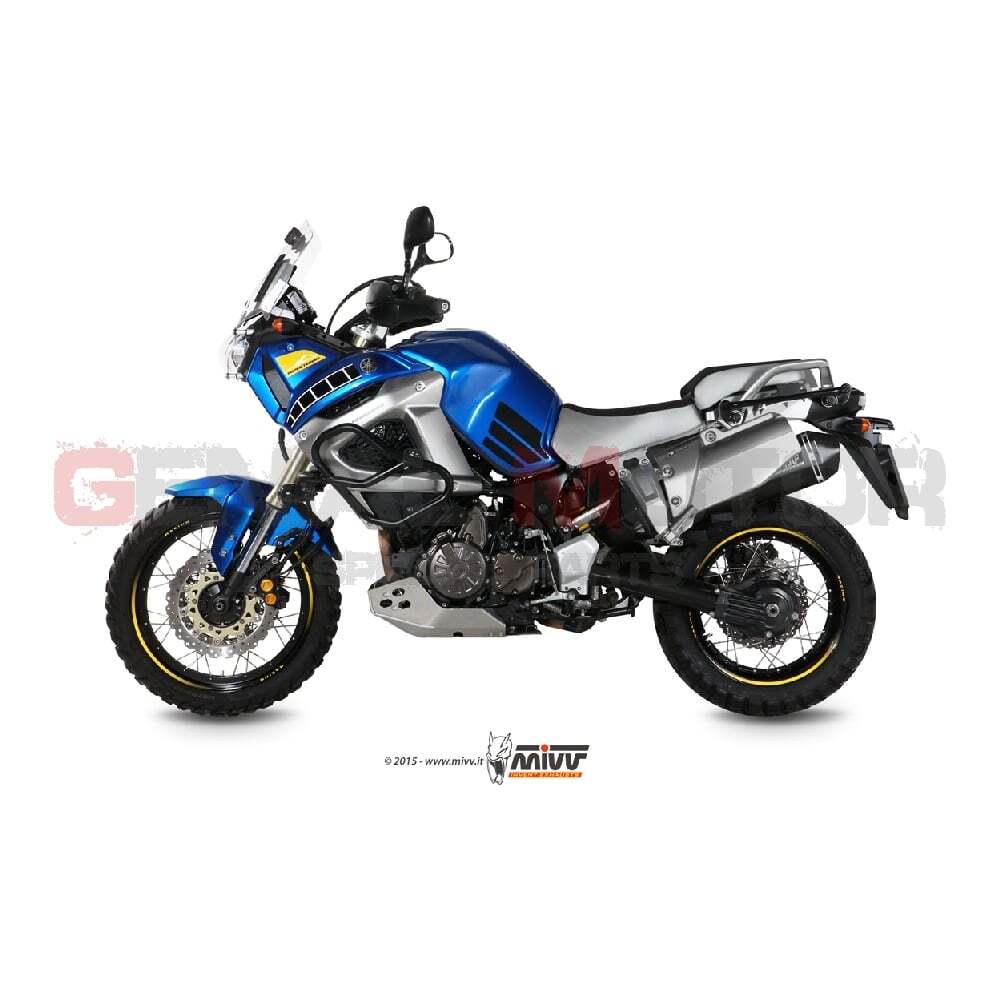 Mivv Exhaust Muffler Speed Edge Black Yamaha Xt 1200 Z Supertenere 2010 > 2021