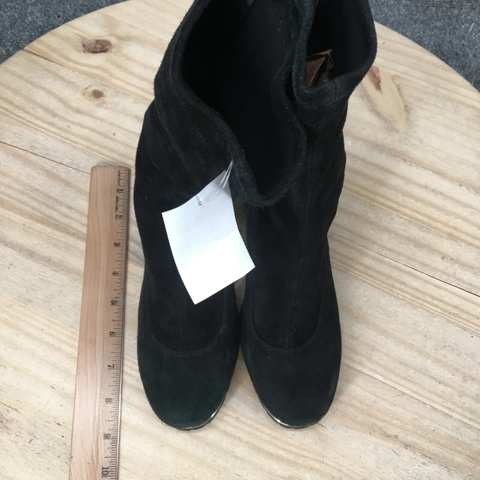 Botas Rachel Zoe para mujer 7 botas de media pantorrilla zapatos de salón tacones altos negros Foto 4 de 4