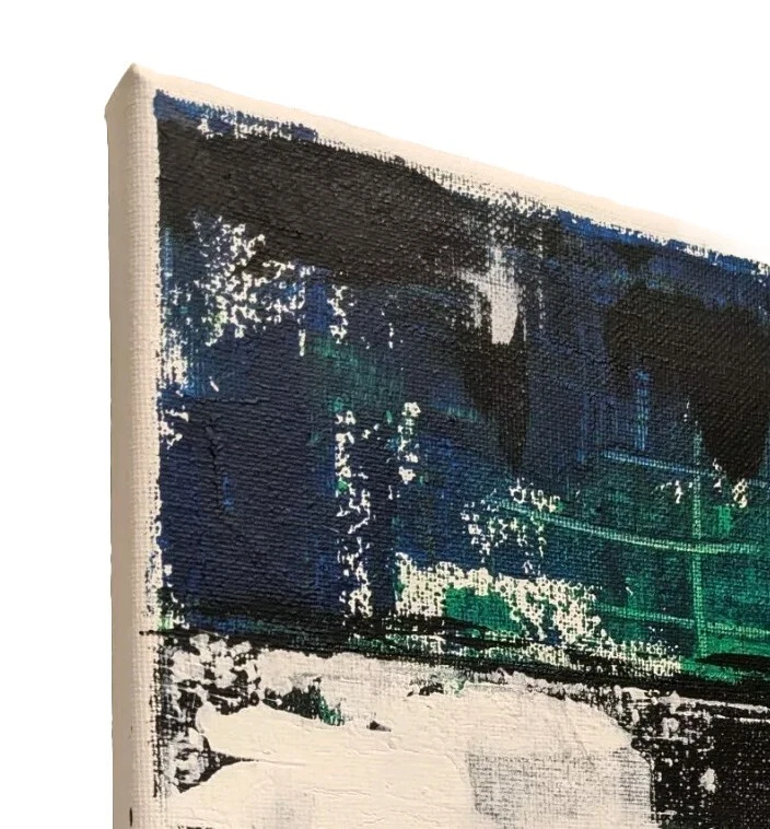 No.599 Original Abstract Modern Minimal Painting By K.A.Davis  - Image 4 of 4