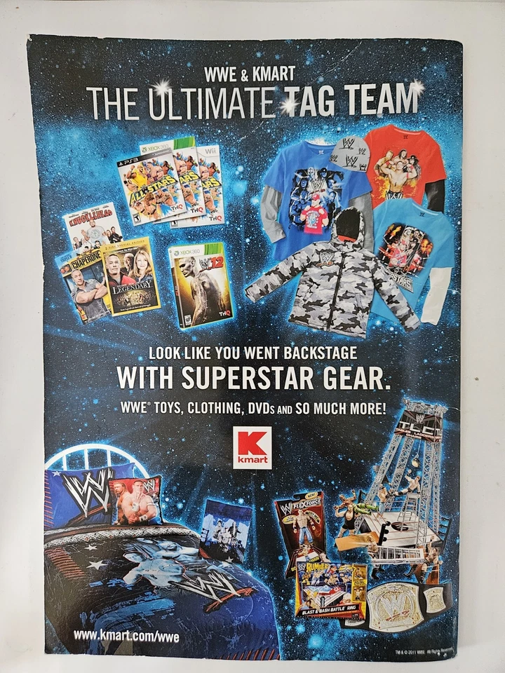 WWF WWE 2001 Arena Wrestling Program Undertaker HHH CM Punk Edge Rock John Cena - Image 4 of 4