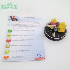 Heroclix Superman set Superman Earth-1  055 Chase figure w/card 