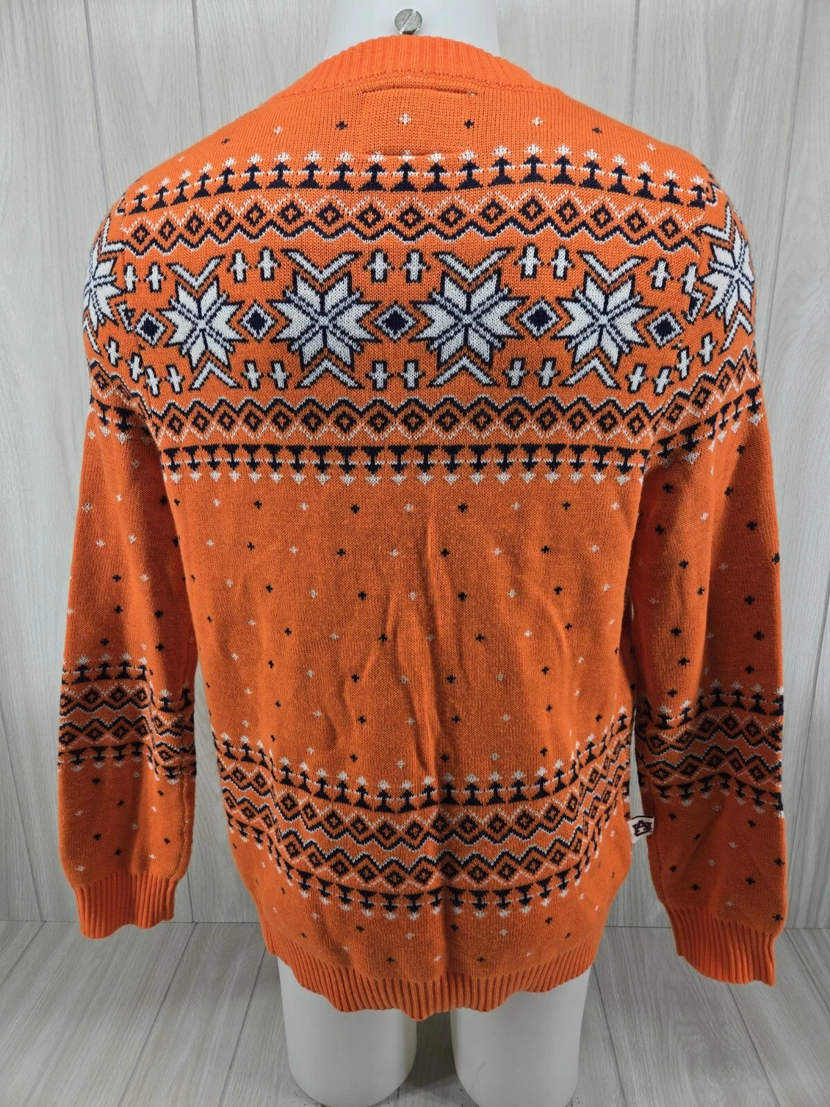 Auburn Tigers UA Christmas Holiday Sweater Size Large Campus Specialties