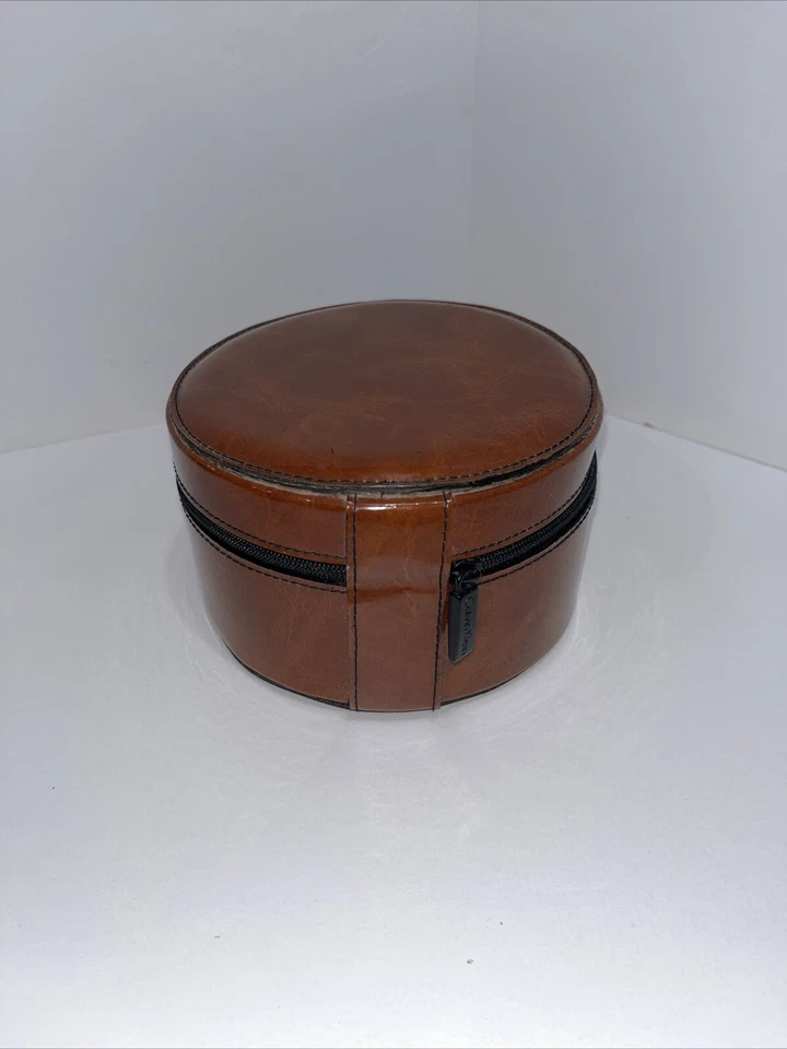 "Estuche Calvin Klein obsesión maquillaje cosméticos imitación cuero pequeño 5""X 3""" Foto 2 de 4