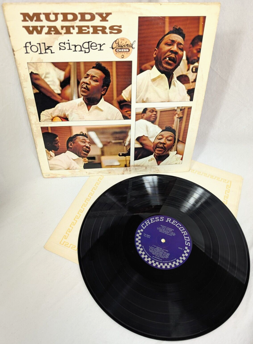 1987 MUDDY WATERS Folk Singer Vinyl Chess Records CH-9261 Delta
