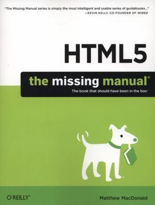 HTML5: The Missing Manual (Missing Manuals), Matthew MacDonald, Used; Very Good 