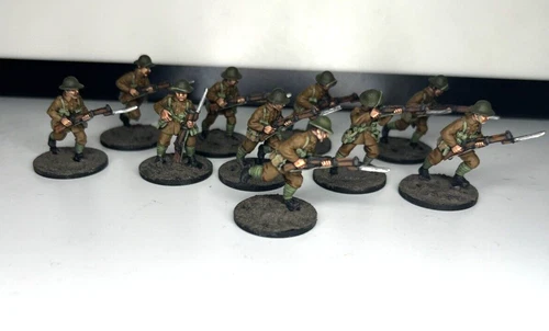 28mm Painted WW1 British Army Section 10 Metal miniatures By Woodbine