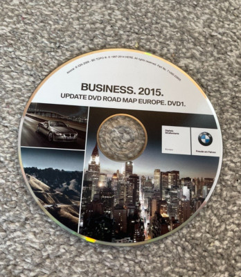 BMW 2012 BUSINESS NAVI DISC DVD 1 ROAD MAP EUROPA SATELLITENNAVIGATION GEBRAUCHT