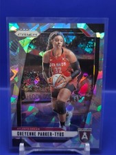 Cheyenne Parker-Tyus 2024 Panini Prizm WNBA Silver Cracked Ice #114 Atlanta