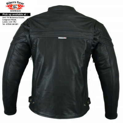 Veste De Moto « Bikers Gear » En Cuir Style Café Racer XL - Vêtements