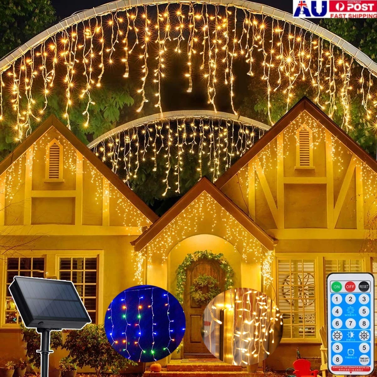 3m warm sale white icicle lights