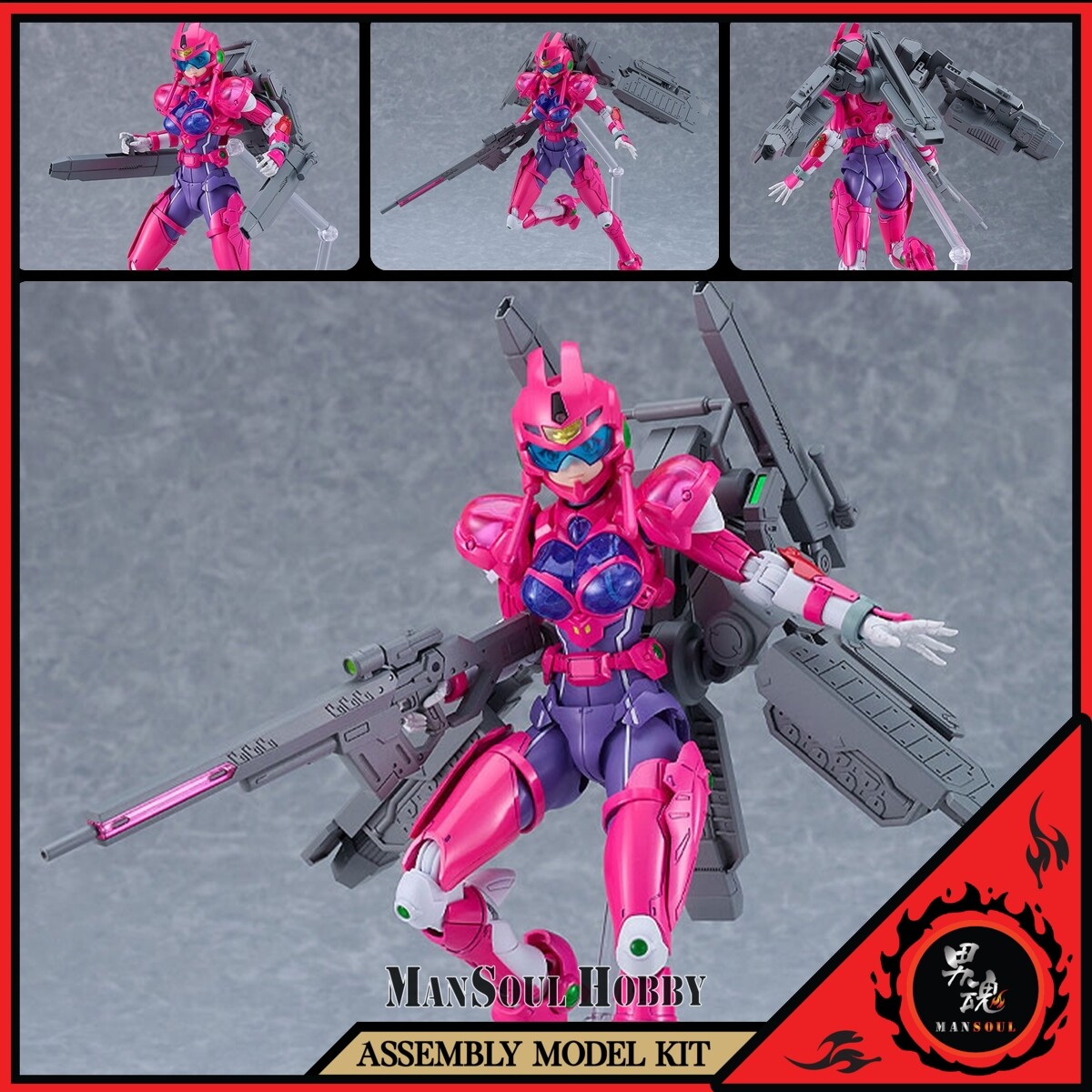 NEW PLAMAX Sonic Soldier Borgman Anice Farm + Sonic Weapon Set