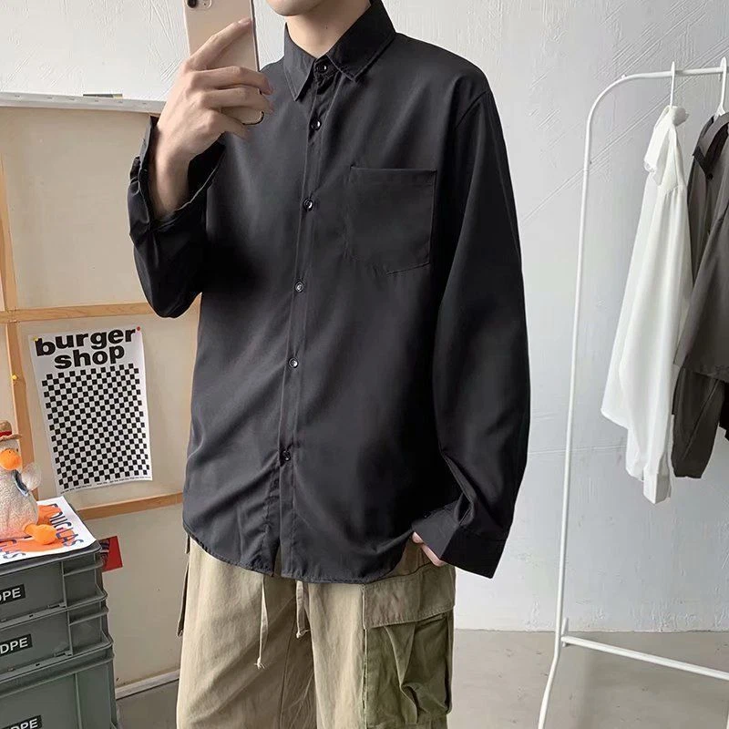 Denim Shirt Men's Spring Casual Spring and Summer Thin Style Jacket Men's Top