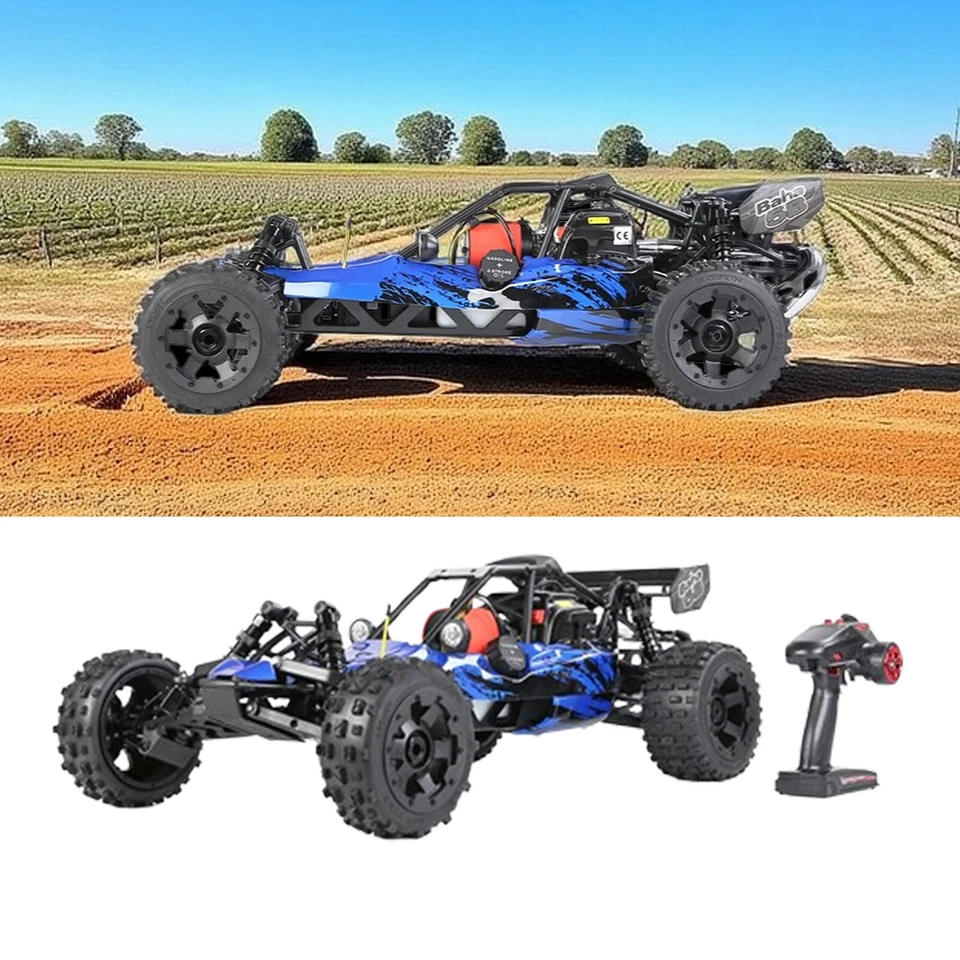 Rovan RC 1/5 Giant Scale Gasoline 29cc Baja Remote Control 5B Buggy Blue New7jDB - Image 3 of 4
