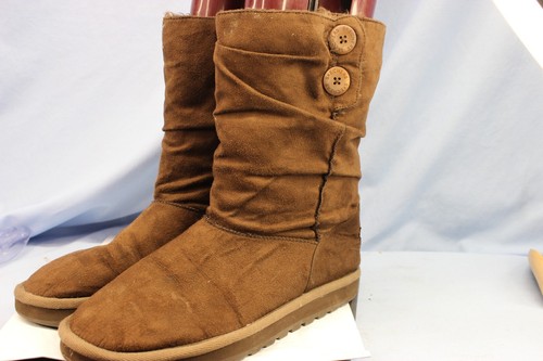 Skechers Women’s Australia Boiling Point Mid Calf Brown Boots SIZE 11