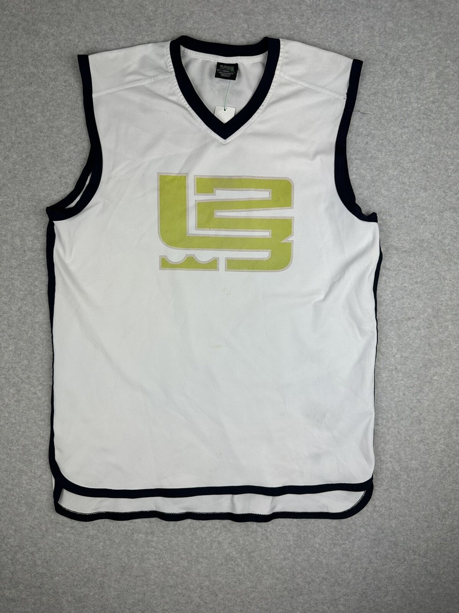 Nike Lebron James Logo Rookie Jersey Mens XXXL White Blue King