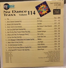 ERG dance traxx 114, cd, 2006, Cascada, Nick Lachey, Bob Sinclar, Kim Sozzi
