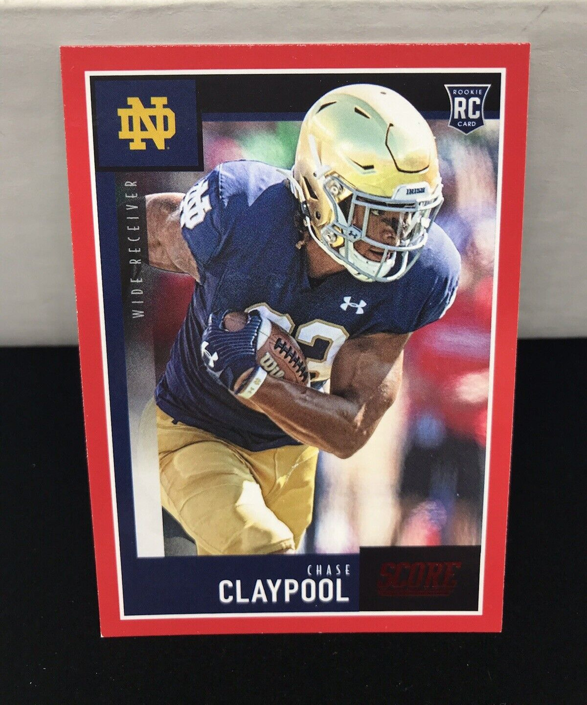 Chase Claypool Rookie Red Foil 2020 NFL Score #417 Chicago Bears Steelers ND
