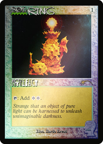 Sol Ring Near PSA 9 Double Sided Secret Lair 1512 MTG Raining Cats